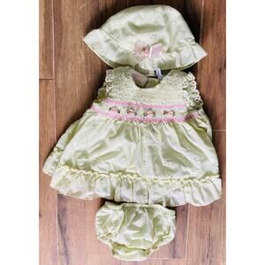 Little Bitty Infant Outfit 3-6 Months Green